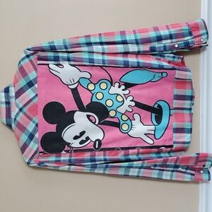 Upcycled Hollister Disney button-up